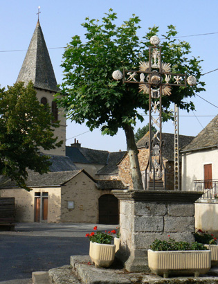 Place du village d'Albagnac